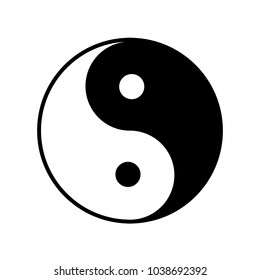 Yin Yang icon Vector.