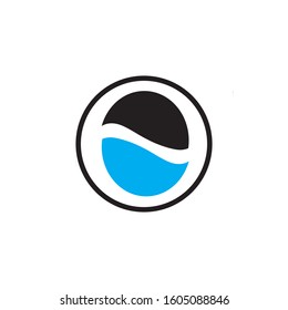 Yin yang icon vector template