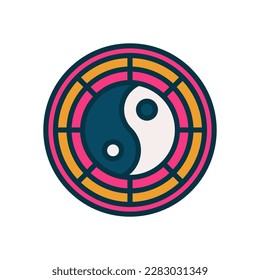 yin yang icon for your website, mobile, presentation, and logo design.