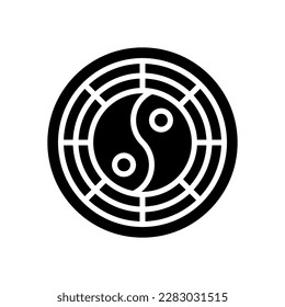 yin yang icon for your website, mobile, presentation, and logo design.