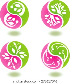 Yin yang icons