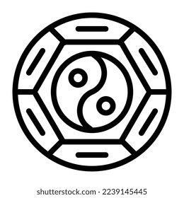 yin yang illustration vector and logo new year icon perfect. Icon sign from modern collection for mobile concept and web. Nice design perfect.