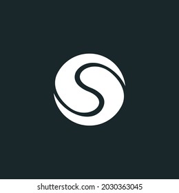 Yin-Yang-Look-Letter-Vektor-Logo-Design