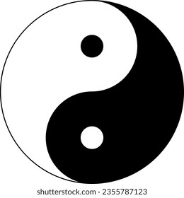 Yin Yang mark, Taiji diagram icon