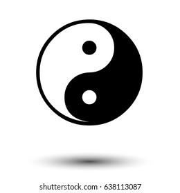 Yin yang sign harmony