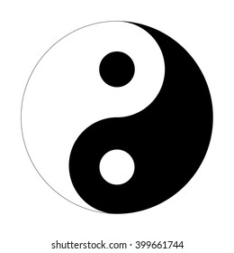 Yin Yang sign icon