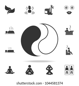 yin yang sign icon. Detailed set of SPA icons. Premium quality graphic design. One of the collection icons for websites, web design, mobile app on white background
