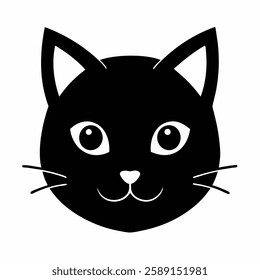 Yin Yang sign icon. White and black cute funny cartoon cat. Feng symbol vector on white background.