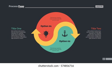 Yin Yang Sign Options Slide Template