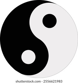 Yin Yang sign, Vector yin-yang symbol, Yin Yang symbol, symbol of harmony, Chinese Religion Symbol