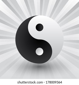Yin yang simple style