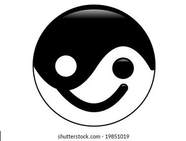 Yin yang smile