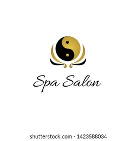 Yin yang spa salon logo