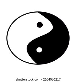 Yin Yang Symbol Balance Sign Stock Vector (Royalty Free) 2104066217 ...