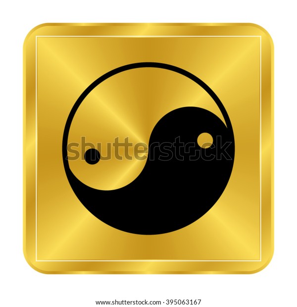 Yin Yang Symbol Black Vector Icon Stock Image Download Now