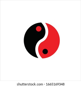 yin yang symbol design template