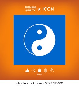 Yin yang symbol of harmony and balance