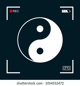 Yin yang symbol of harmony and balance