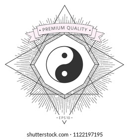 Yin yang symbol of harmony and balance