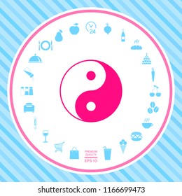 Yin yang symbol of harmony and balance