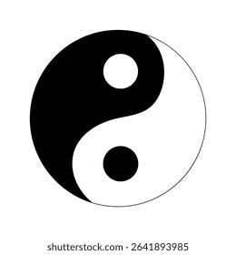 Yin yang is a symbol of harmony and balance. 