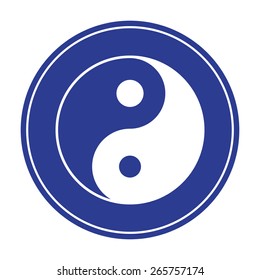 Yin yang symbol of harmony and balance.