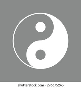 Yin yang symbol of harmony and balance.