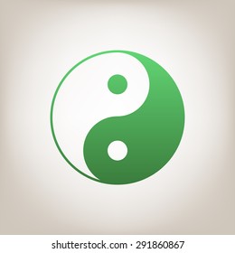 Yin yang symbol of harmony and balance