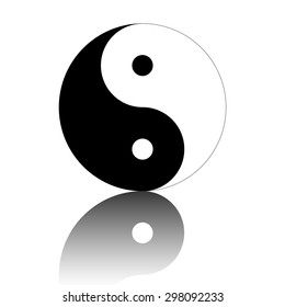 Yin yang symbol of harmony and balance