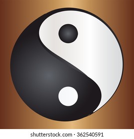 Yin Yang, symbol of harmony and balance