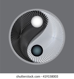 Yin Yang, symbol of harmony and balance