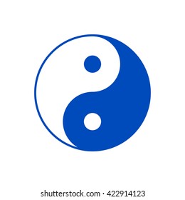 Yin yang symbol of harmony and balance