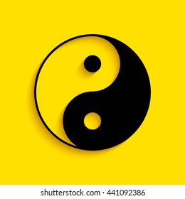 Yin yang symbol of harmony and balance