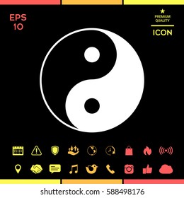 Yin yang symbol of harmony and balance