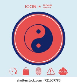 Yin yang symbol of harmony and balance