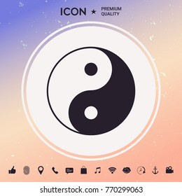 Yin yang symbol of harmony and balance