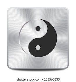 Yin Yang symbol / icon / button