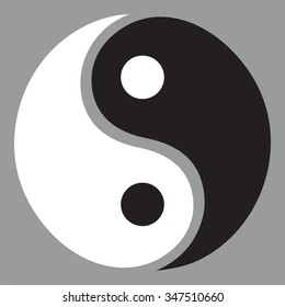 yin yang symbol  - Illustration