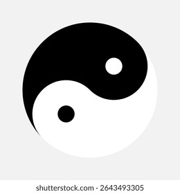 The yin and yang symbol represents the interconnectedness of opposing forces in Chinese philosophy, illustrating harmony and balance within a dynamic system.