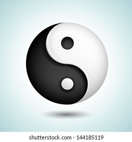 yin yang symbol vector