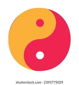 yin and yang symbol vector