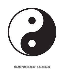 Yin yang symbol vector