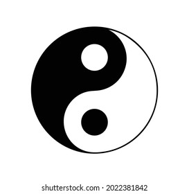 Yin Yang Symbol, Vector Design