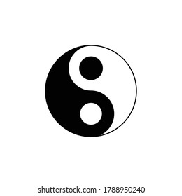 Yin Yang Symbol Vector Illustration Stock Vector Royalty Free Shutterstock