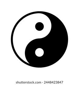 Yin yang symbol vector image	