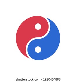 Yin Yang Symbol - Vector Sign