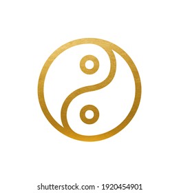 Yin Yang Symbol - Vector Sign