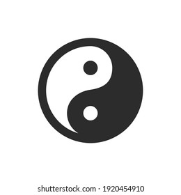 Yin Yang Symbol - Vector Sign