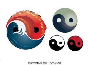 Yin Yang Symbols