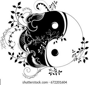 Ying Yang Tattoo Images Stock Photos Vectors Shutterstock